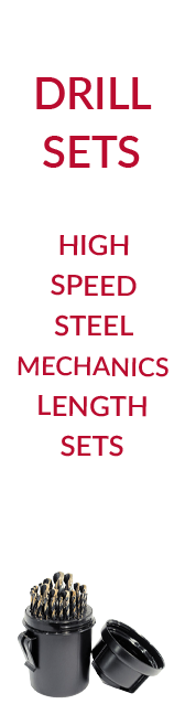 Drill Sets-High Speed Steel-Jobber Drill Sets-Black & Gold Oxide