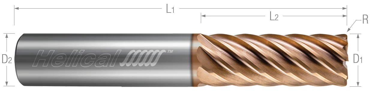 Multi-Flute-Corner Radius-Finisher (Tplus)