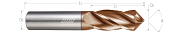 Combination Chamfer / End Mills-4 Flute-High Performance