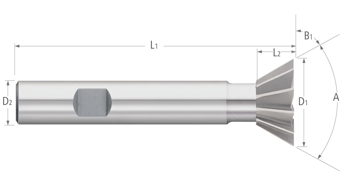 Dovetail Cutters-High Speed Steel