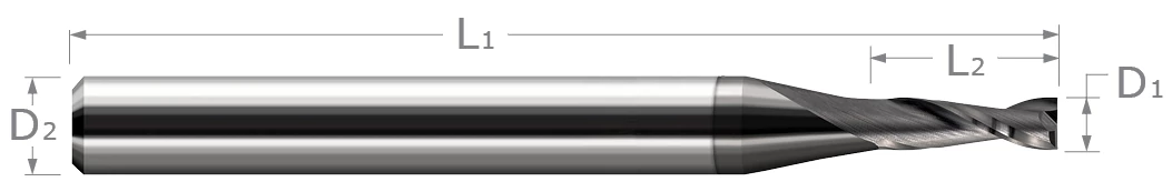 End Mills for Wood-Square Upcut