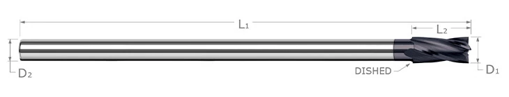 End Mills-Square-Reduced Shank