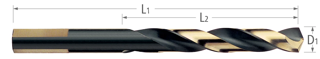 Drills-High Speed Steel-Mechanics Length-135° Split Point