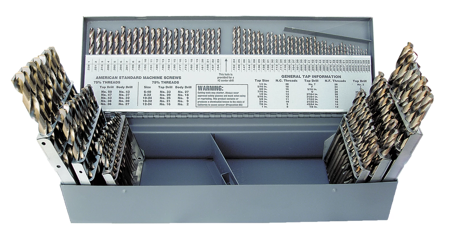 Drill Sets-Cobalt-Jobber Drill Sets