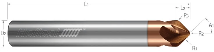 Multi-Axis Finishers-4 Flute-Taper Form (Tplus)