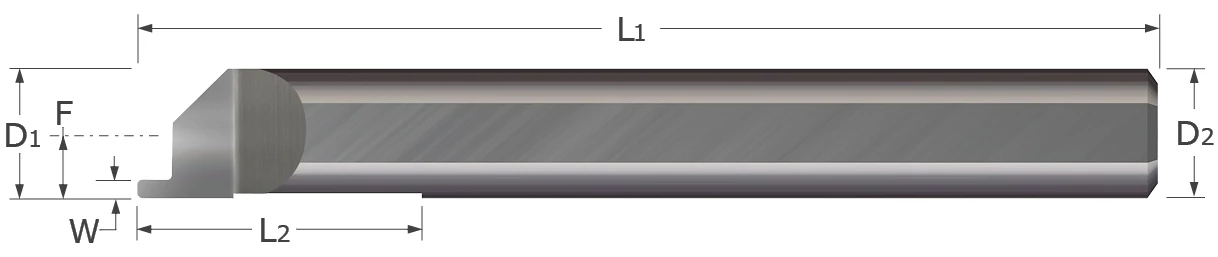 Standard-Grooving Tools-Face Grooving-Corner Radius